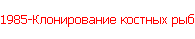 1985-Клонирование костных рыб